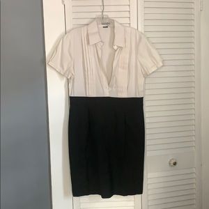 Black and White Theory Dress